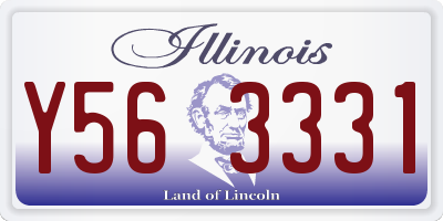 IL license plate Y563331