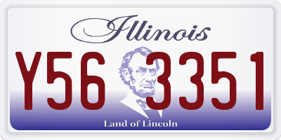 IL license plate Y563351