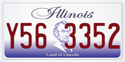 IL license plate Y563352