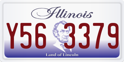 IL license plate Y563379