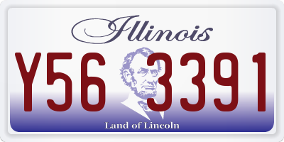 IL license plate Y563391