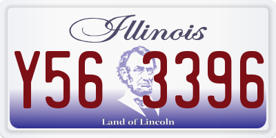 IL license plate Y563396
