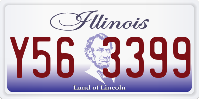 IL license plate Y563399
