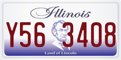 IL license plate Y563408