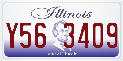 IL license plate Y563409