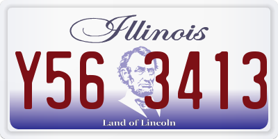 IL license plate Y563413