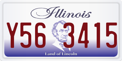 IL license plate Y563415