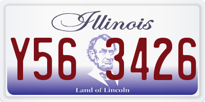 IL license plate Y563426