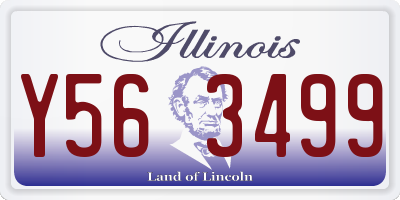 IL license plate Y563499