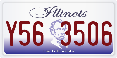 IL license plate Y563506