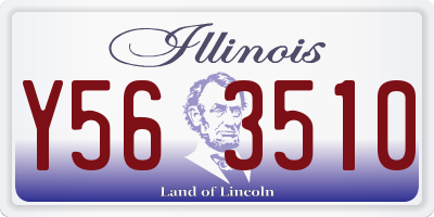 IL license plate Y563510