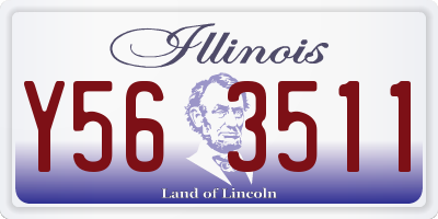 IL license plate Y563511