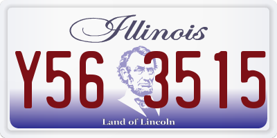 IL license plate Y563515