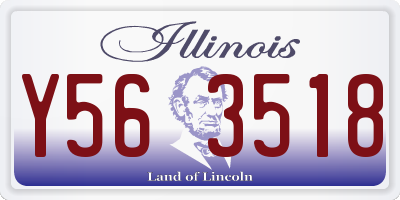 IL license plate Y563518