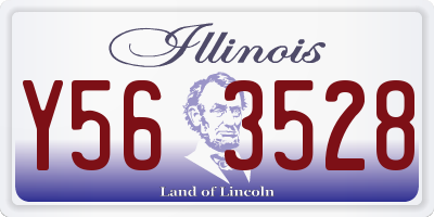 IL license plate Y563528