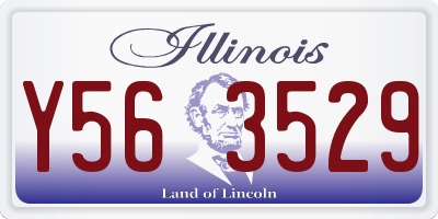 IL license plate Y563529