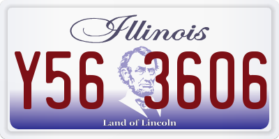 IL license plate Y563606