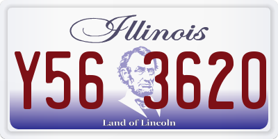 IL license plate Y563620
