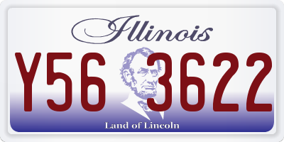 IL license plate Y563622