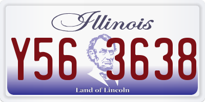 IL license plate Y563638