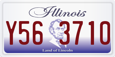 IL license plate Y563710