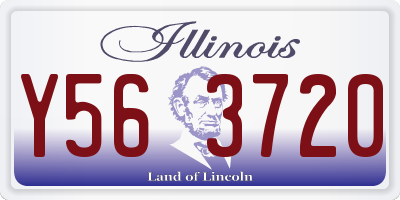 IL license plate Y563720