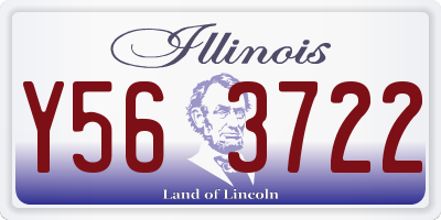 IL license plate Y563722