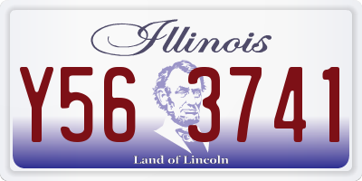 IL license plate Y563741