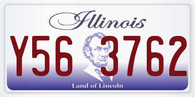 IL license plate Y563762