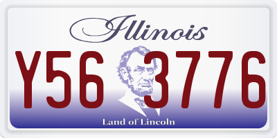 IL license plate Y563776