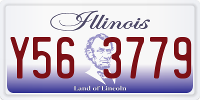 IL license plate Y563779