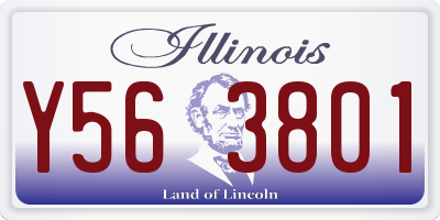 IL license plate Y563801