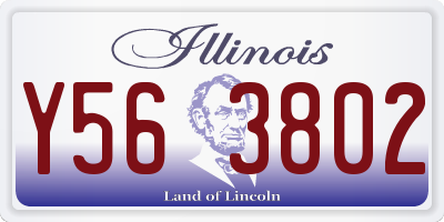 IL license plate Y563802