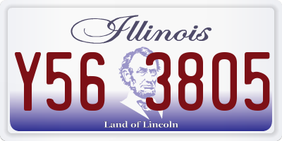 IL license plate Y563805