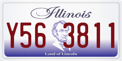 IL license plate Y563811