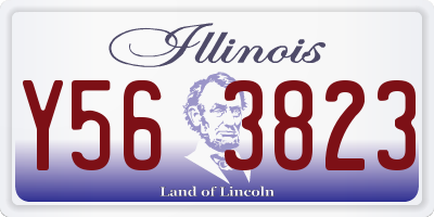 IL license plate Y563823