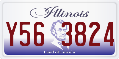IL license plate Y563824