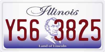 IL license plate Y563825