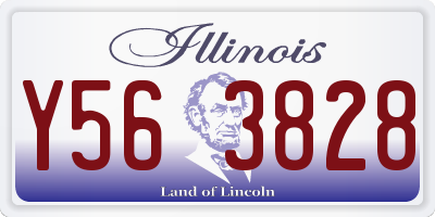 IL license plate Y563828