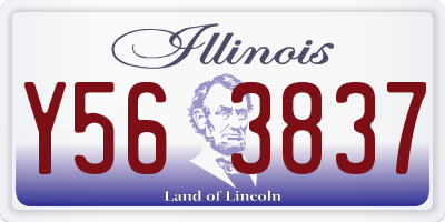 IL license plate Y563837