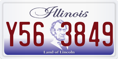 IL license plate Y563849
