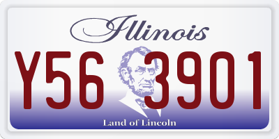 IL license plate Y563901