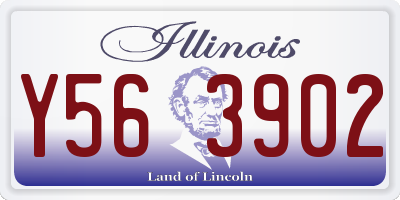 IL license plate Y563902