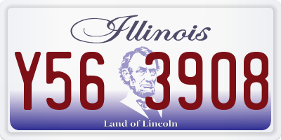IL license plate Y563908