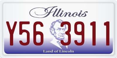 IL license plate Y563911