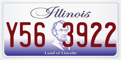 IL license plate Y563922