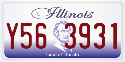 IL license plate Y563931