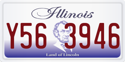 IL license plate Y563946