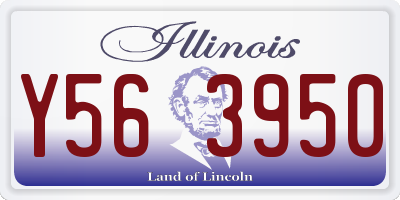IL license plate Y563950