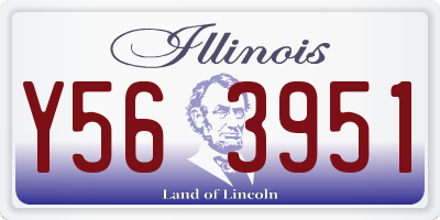 IL license plate Y563951
